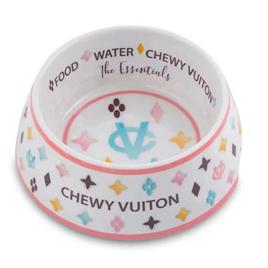 Chewy Vuiton™ Bowls| Water en/of voederbak met bijpassende onderlegger